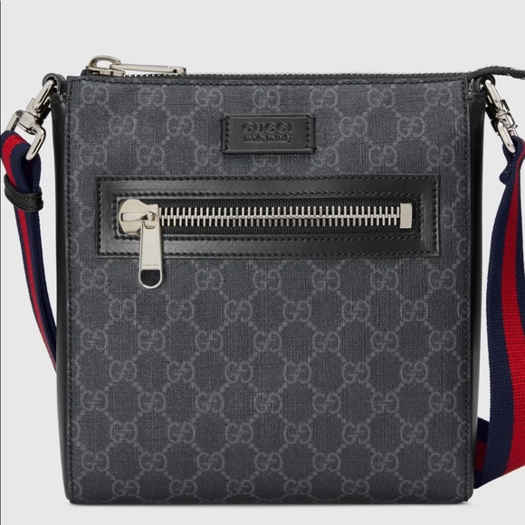 Gucci GG Black Small Messenger Bag - Picture 1 of 11